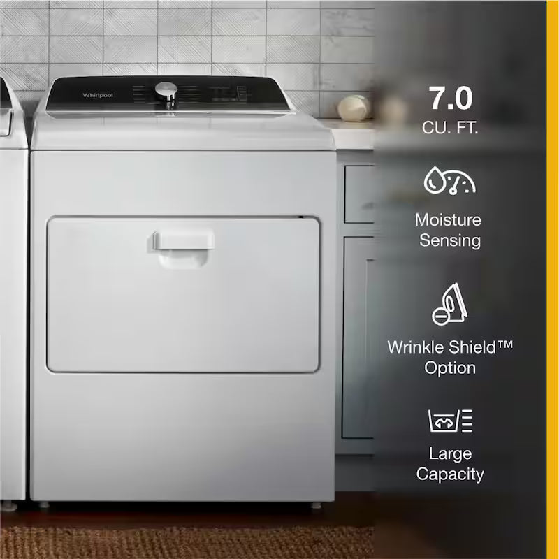 White 7 cu. ft. Electric Dryer Z8167