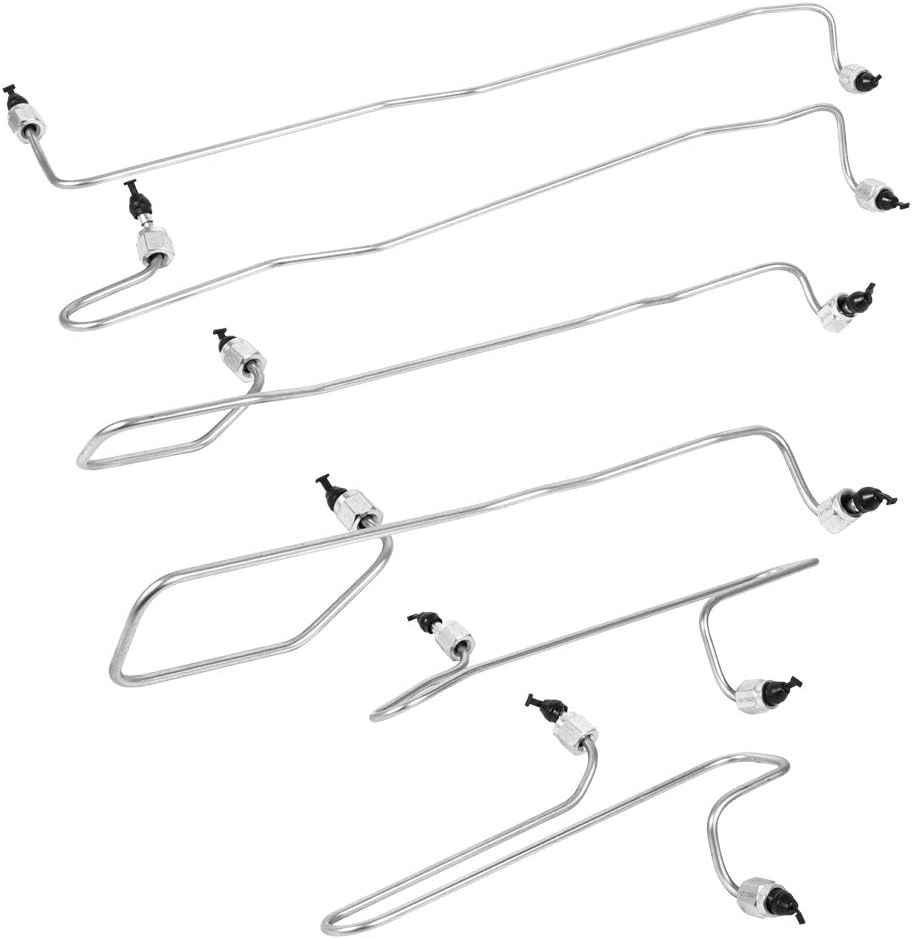 Injection Line Kit 6 pcs with Clamps T802