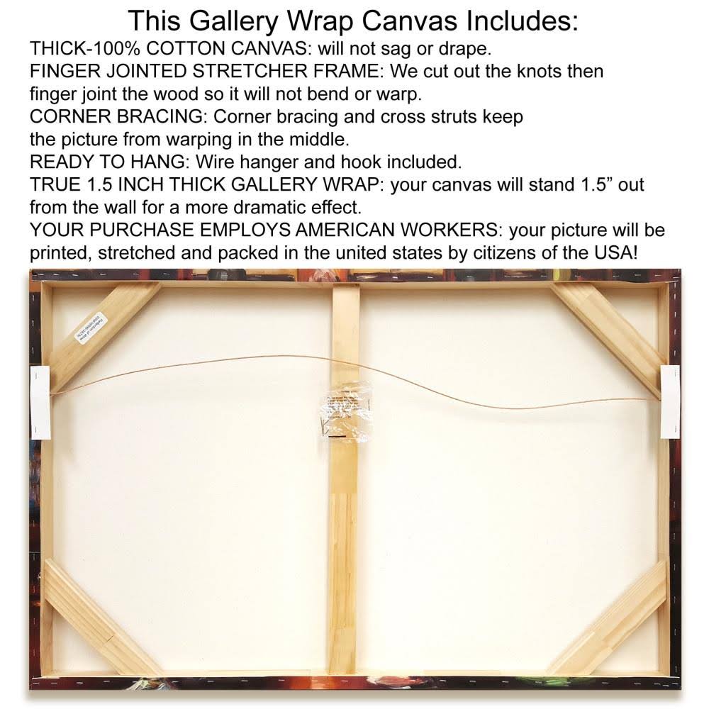 Graphic Art on Wrapped Canvas V60769