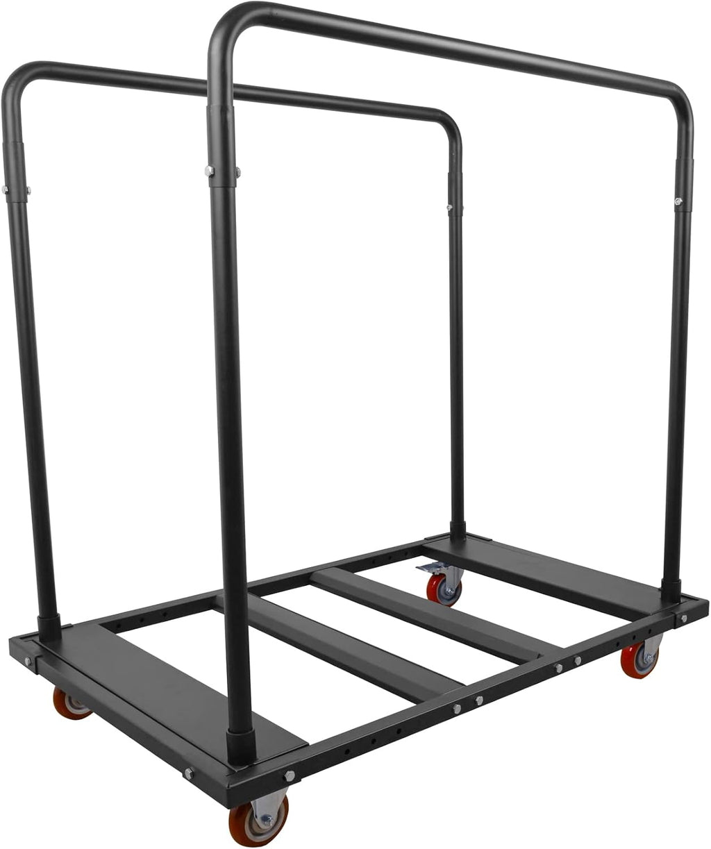 Folding Table Cart 60 Round Heavy Duty Black N61678