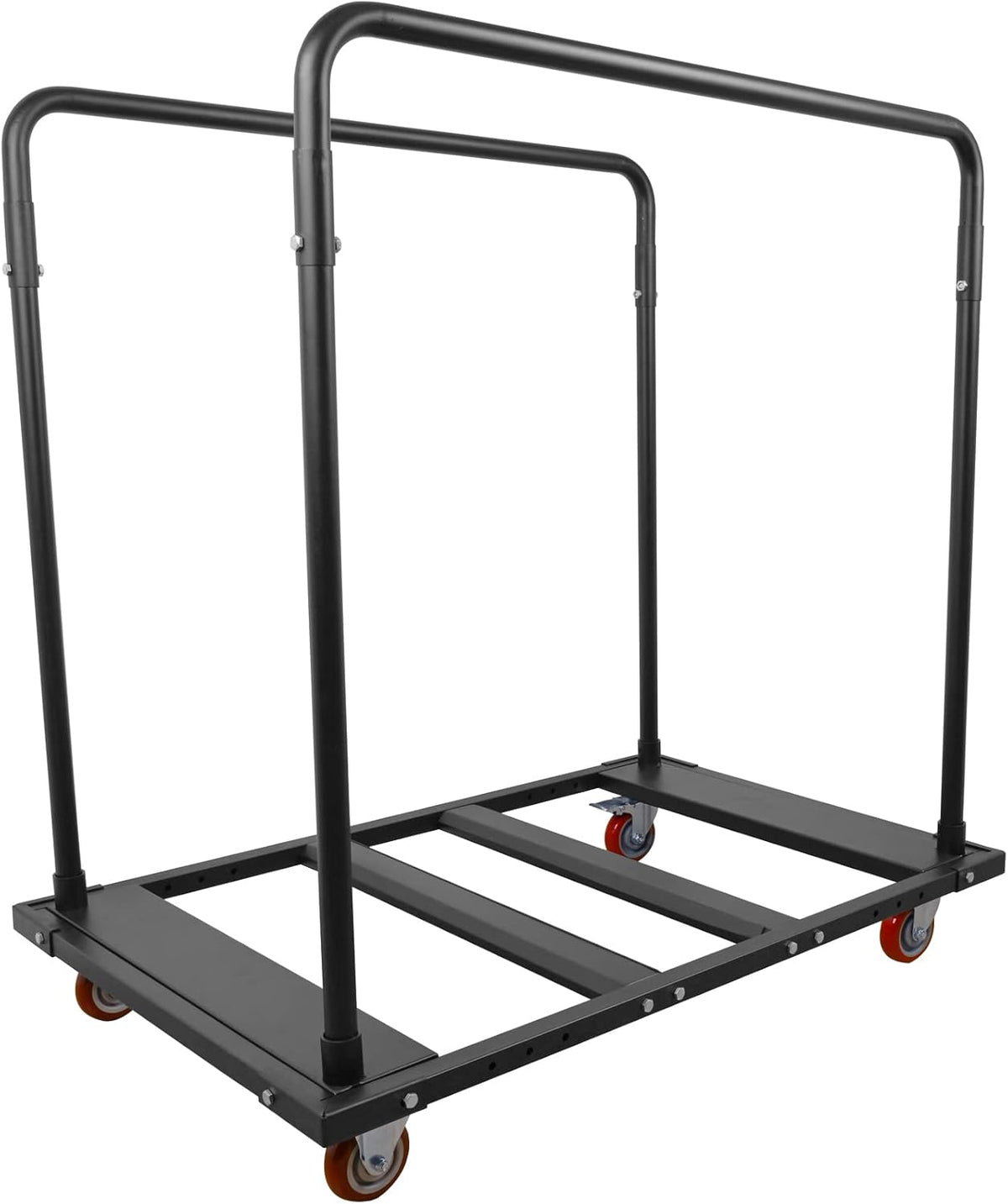 Folding Table Cart 60 Round Heavy Duty Black N61678