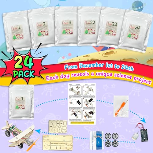 Wooden STEM Projects Kit Advent Calendar L5492