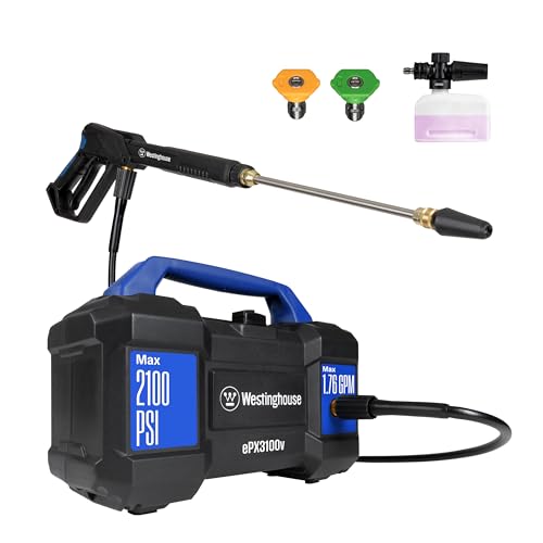 Electric Pressure Washer, 2100 Max PSI 1.76 Max GPM M41686
