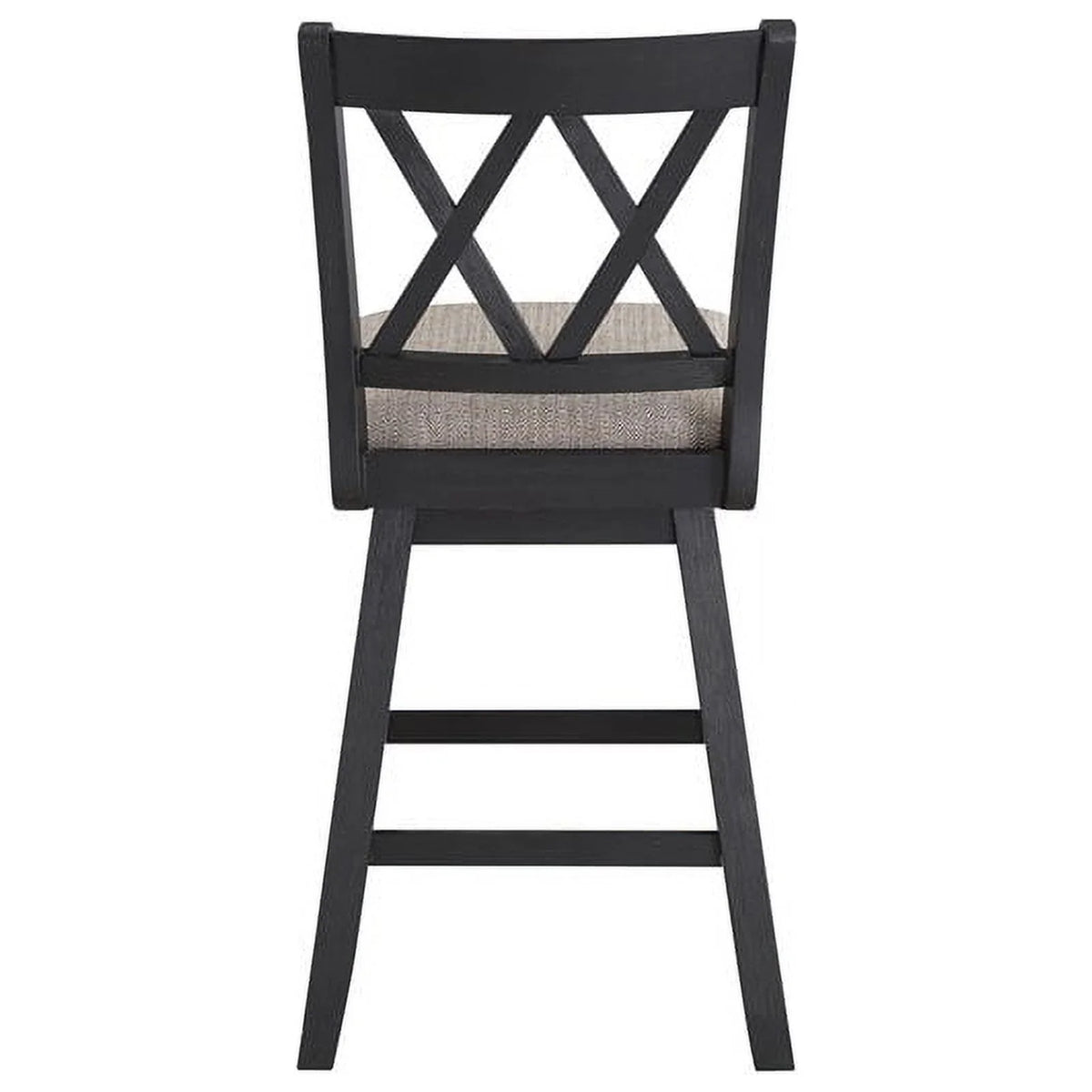 24" Swivel Solid Wood Counter Stool B852031