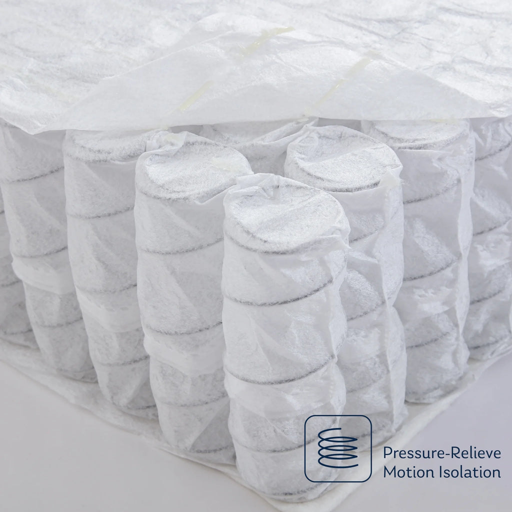 Black 14 inch King Size Hybrid Memory Foam Mattress W324665