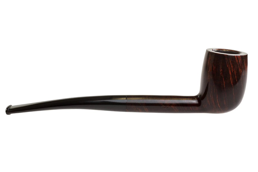 Walnut Smoking Pipe Black Lucite Mouthpiece T12229