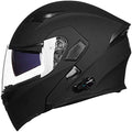 Bluetooth Modular Flip up Full Face Motorcycle Helmet with Dual Visor W20919