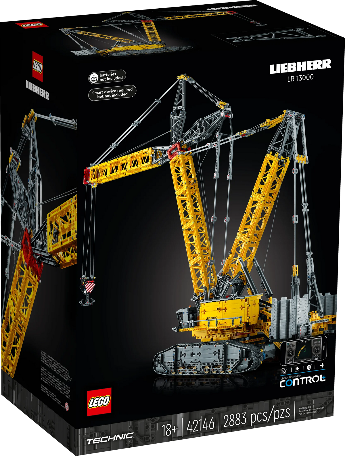 Advanced Building Kit Crane with Winch System and Luffing Jib B60247