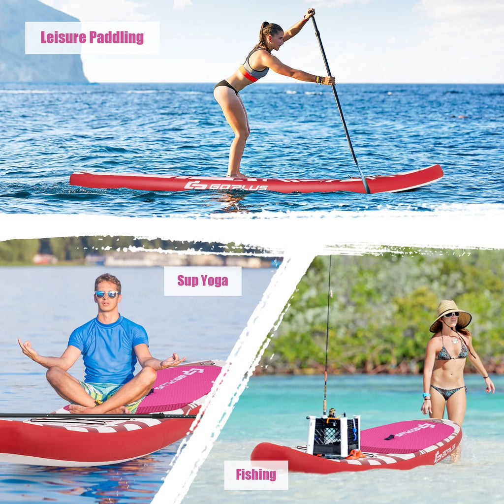 11' Inflatable Stand Up Paddle Board Blue E698