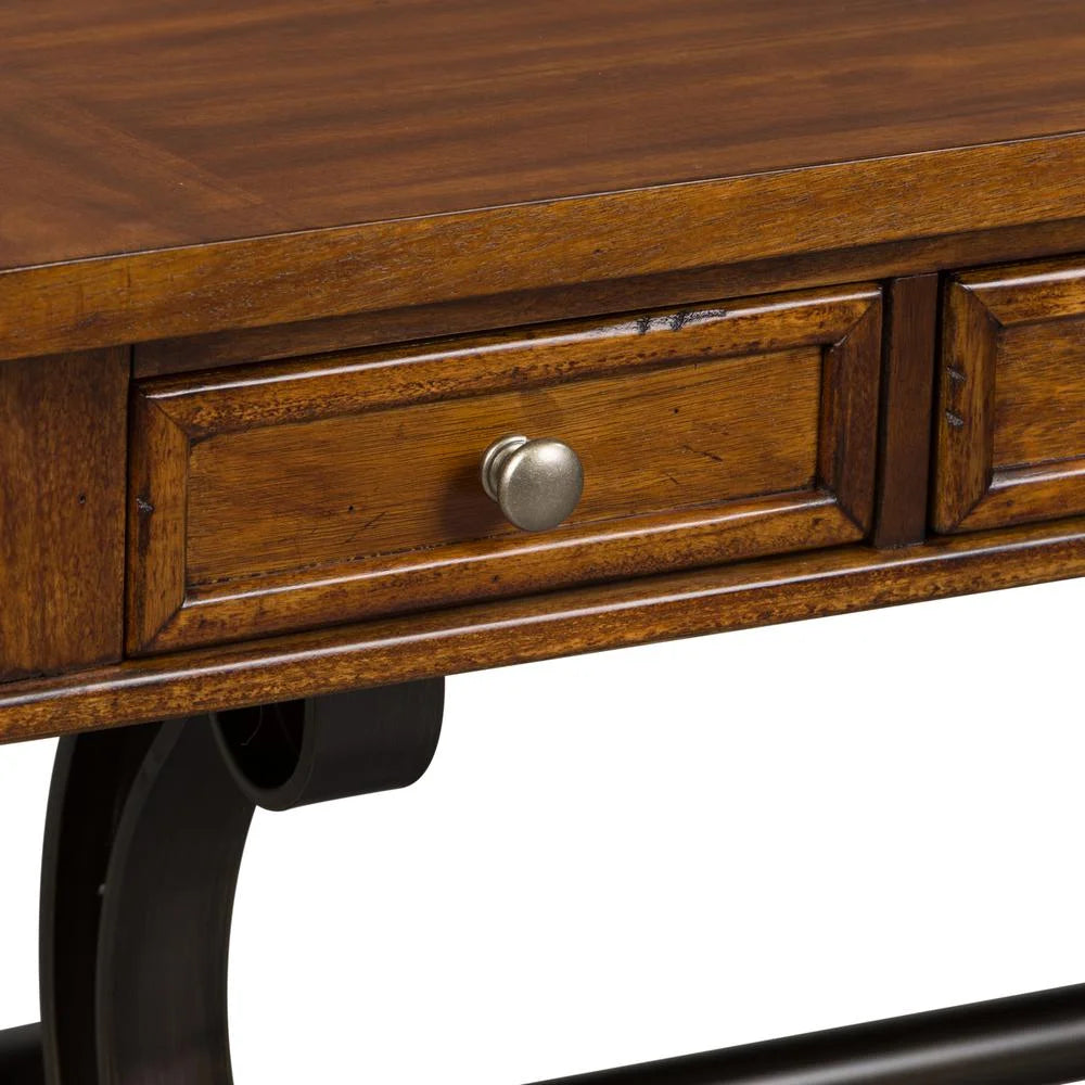 Medium Brown Wood Writing Desk M6785