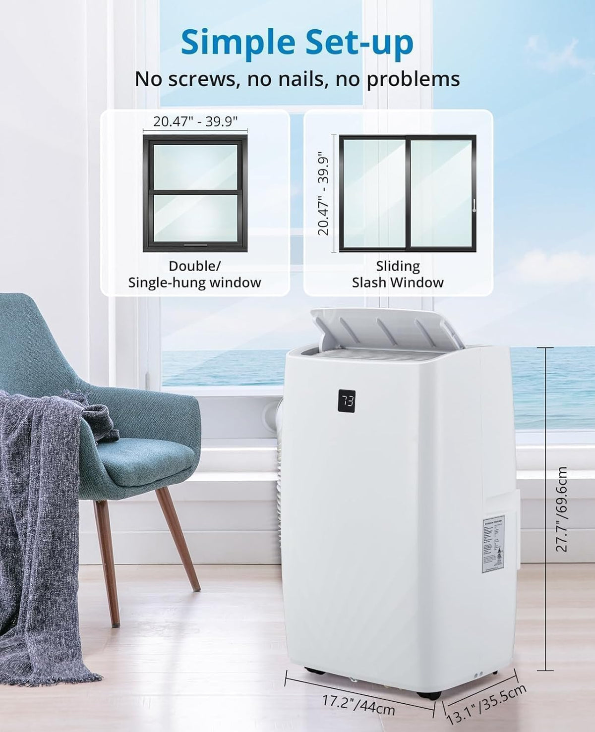 12000BTU Portable Air Conditioner C114