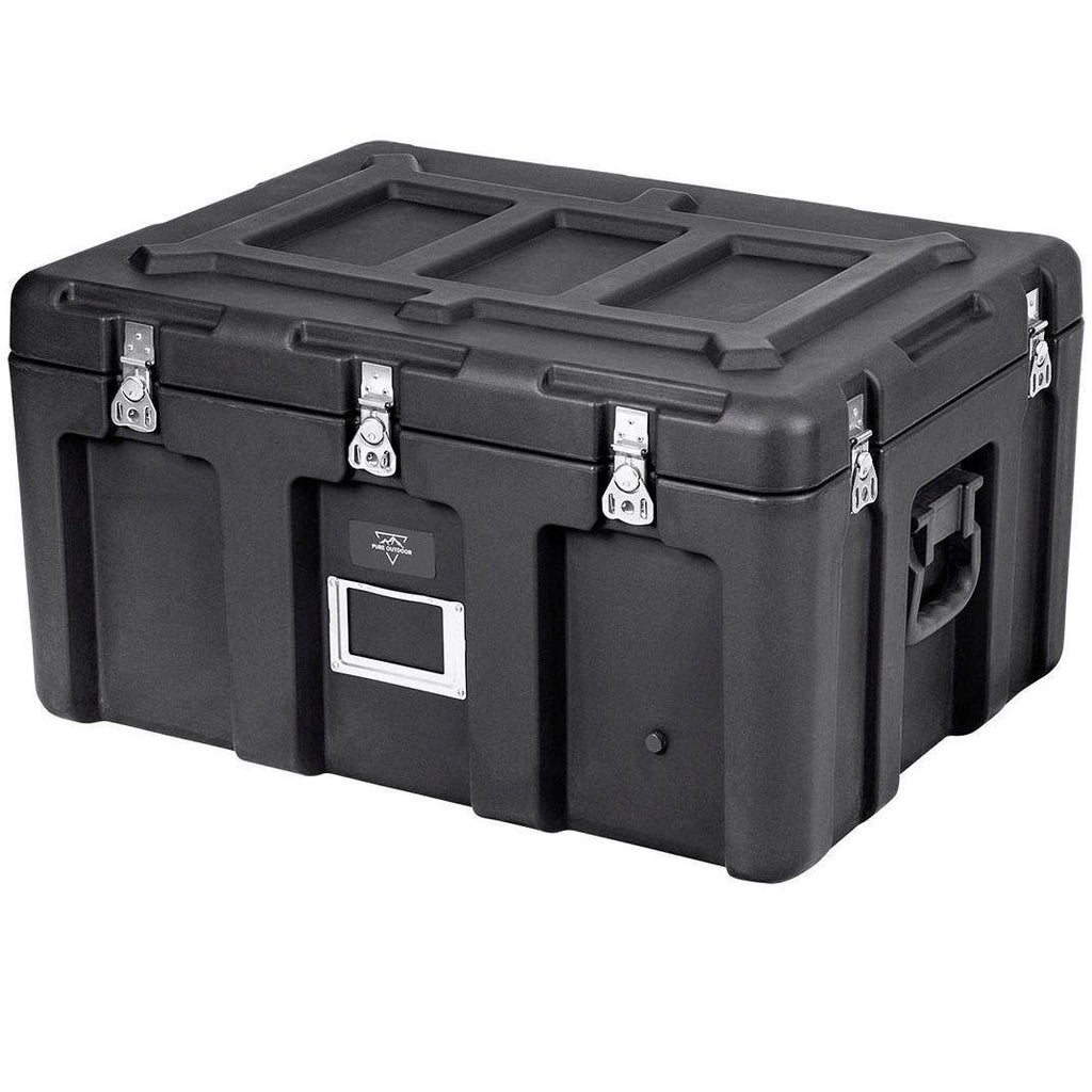 Black Rotomolded Weatherproof Case with Customizable Foam V83914