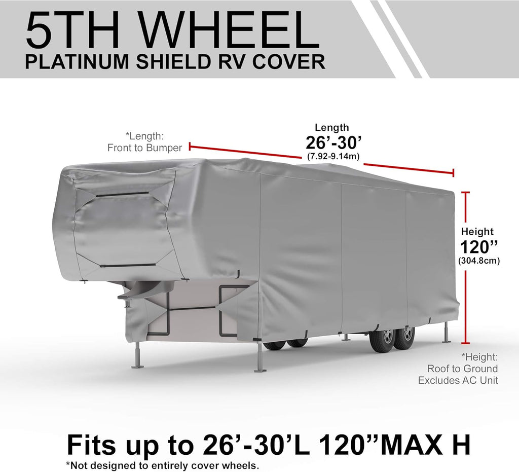 Weatherproof RV Cover for 26' - 30' 5th Wheel RV I531