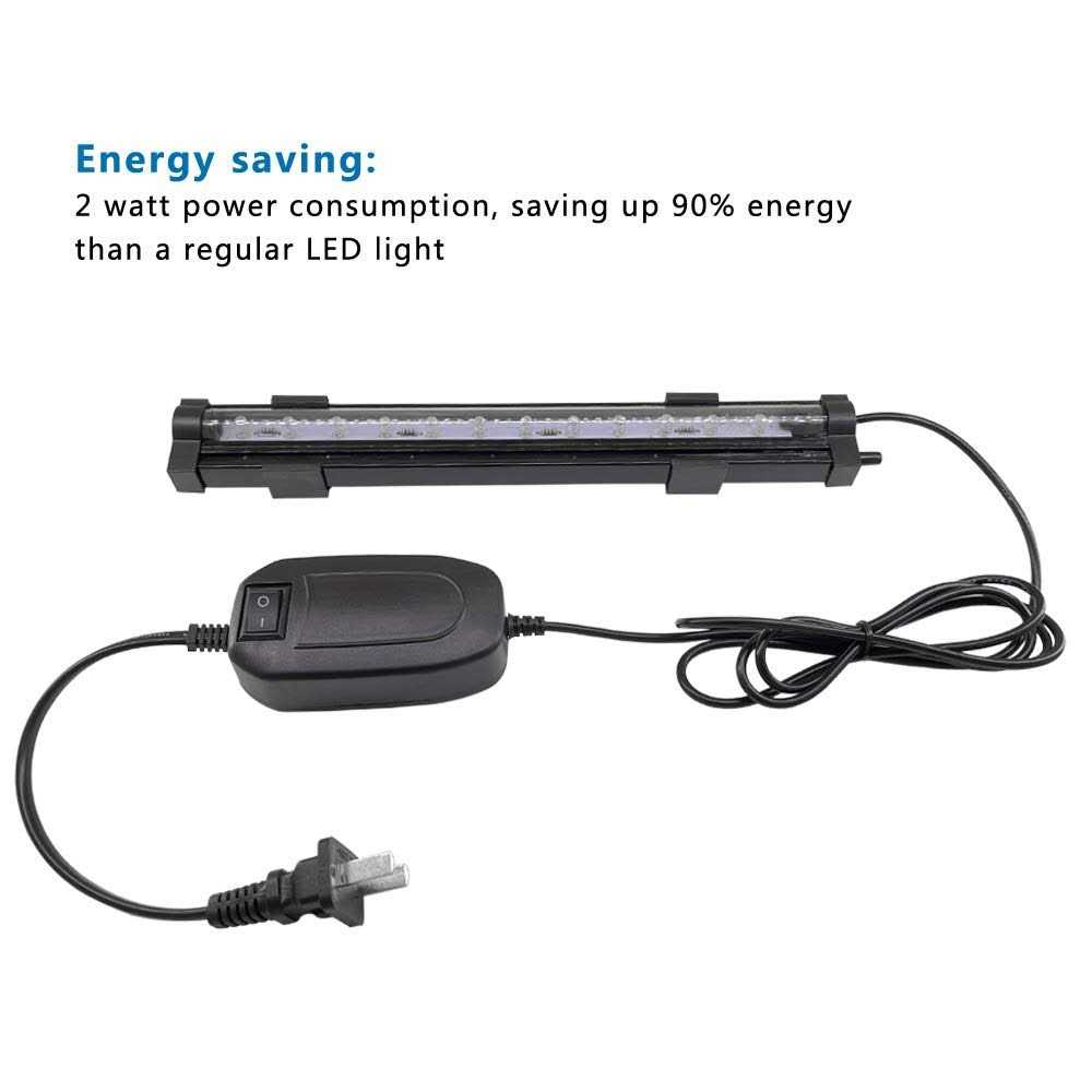 2 Watt Aquarium Air Stone with Color Changing Led Light Pump S5328