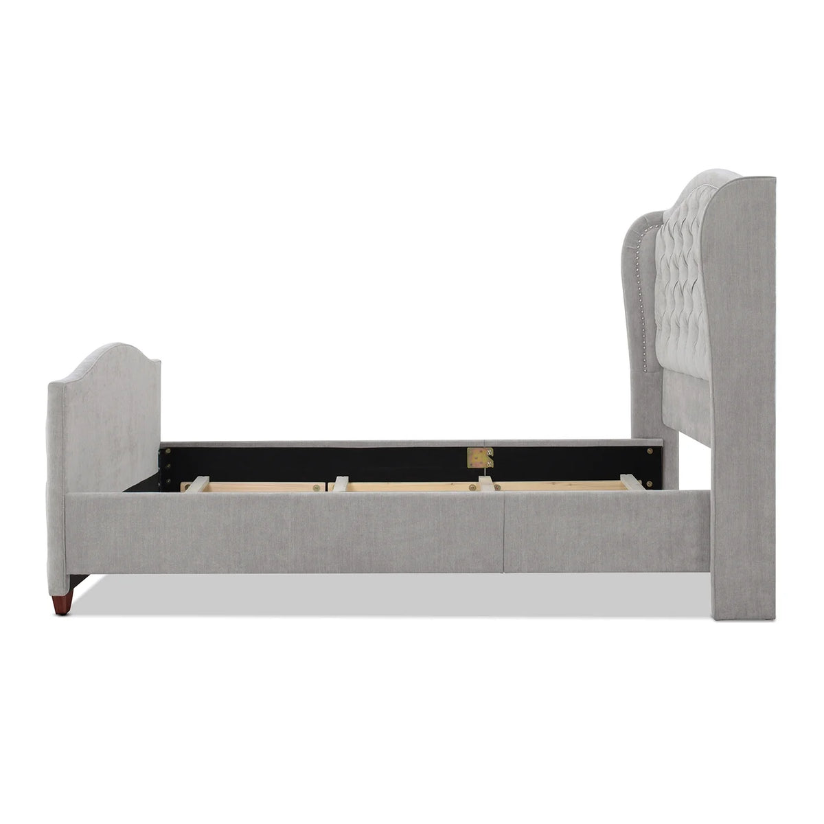 Tufted Wingback Queen Bed Z878753