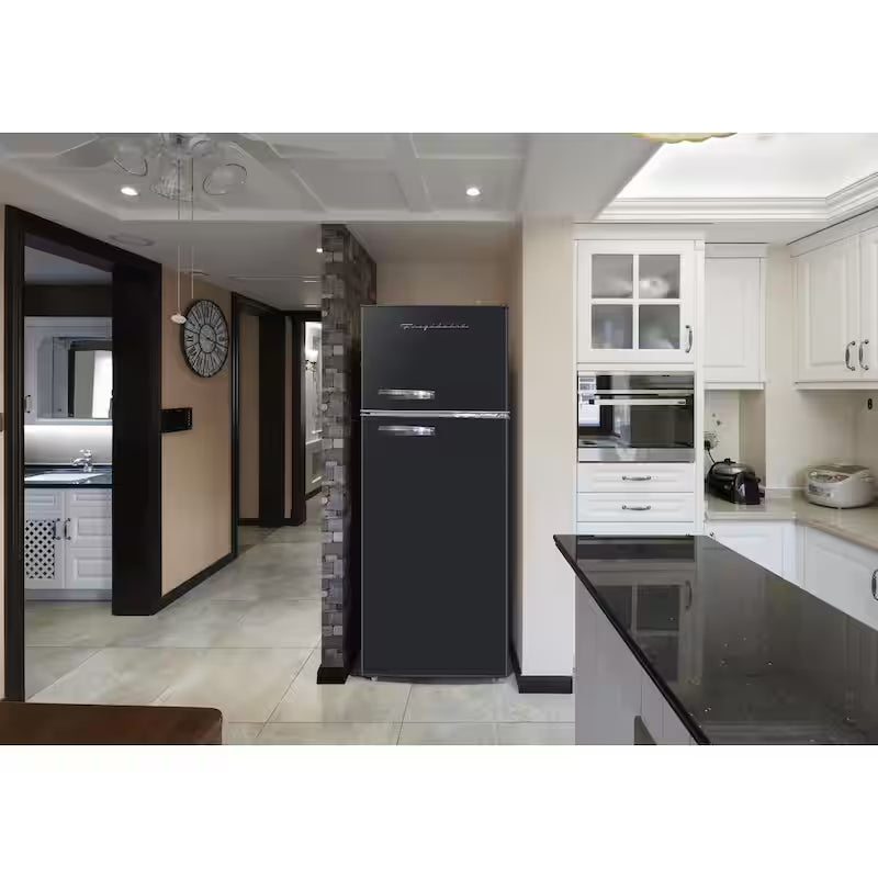Black 7.5 cu. ft. Mini Fridge with Top Freezer B5848