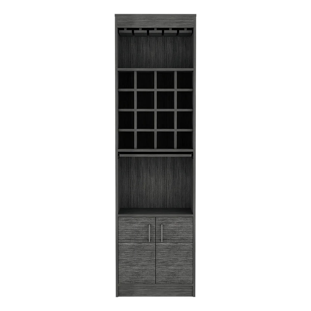 Smokey Oak Bar Cabinet B9061