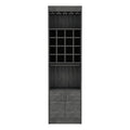 Smokey Oak Bar Cabinet B9061