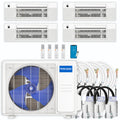 39,000 BTU 4 Zone Ceiling Cassette Ductless Air Conditioner and Heat Pump Y58399
