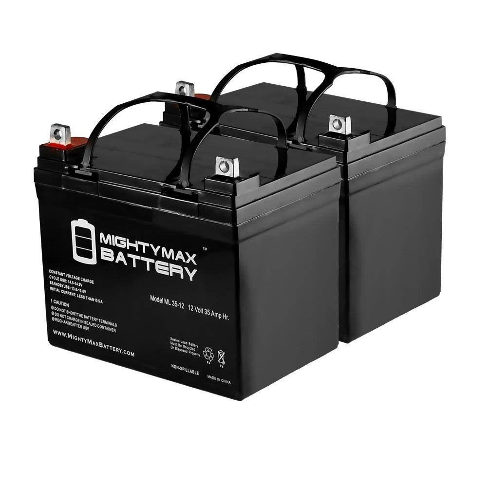 12-Volt 35 Ah SLA AGM Battery 2-Pack G4557