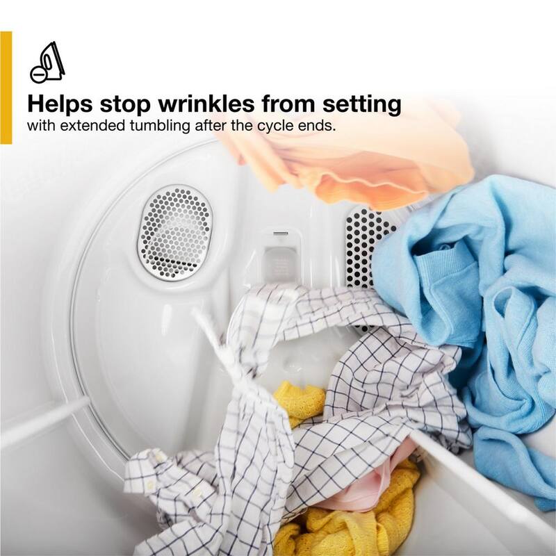 White 7 cu. ft. Electric Dryer Z8167