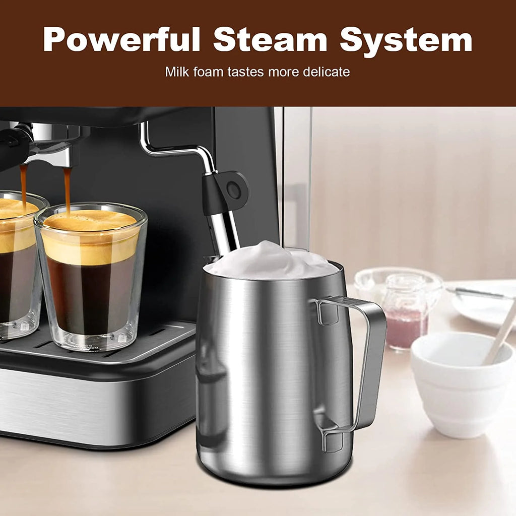 20 Bar Espresso Machine with Milk Frother Steam Wand B6356