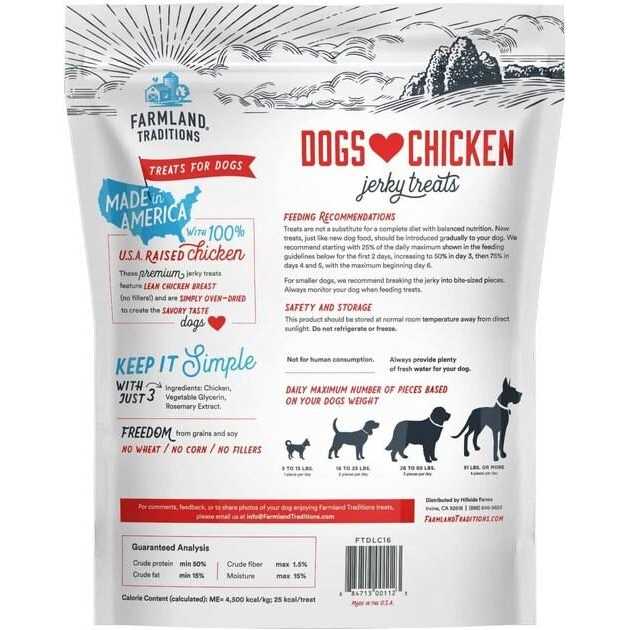 Chicken Jerky Dog Treats Z917