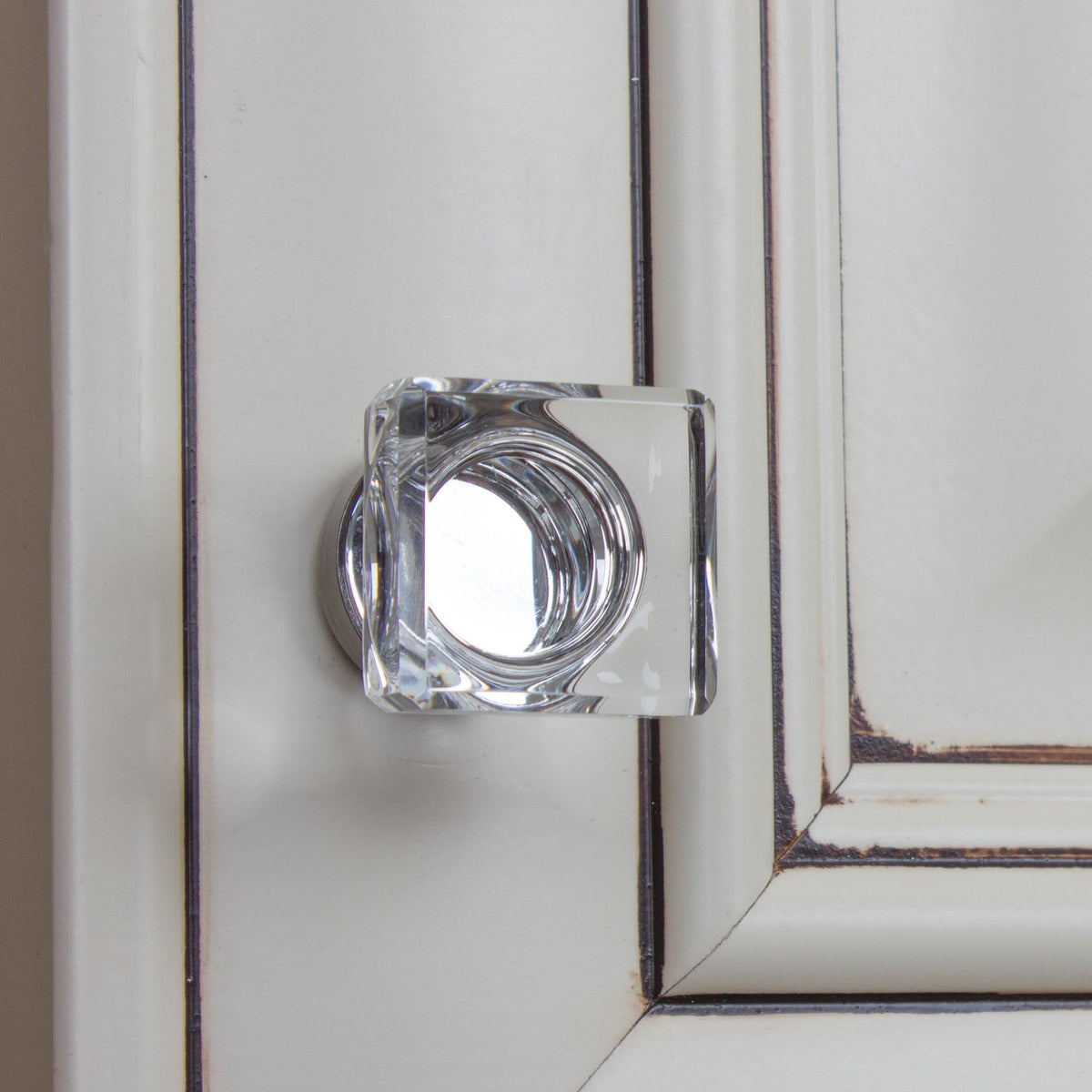 Brushed Black Nickel Glass Cabinet Knobs Z8424