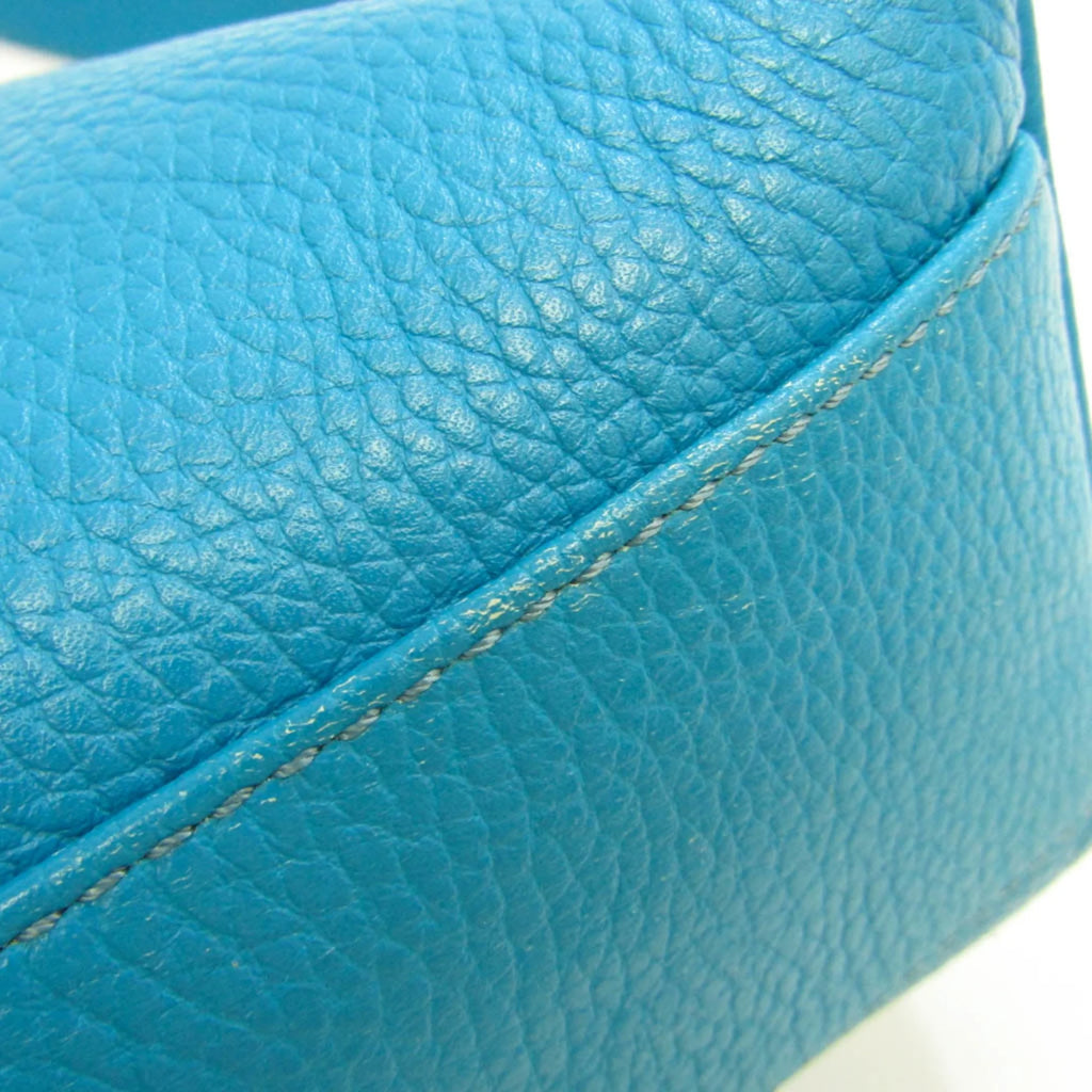 Pre-Owned Leather Shoulder Bag C548