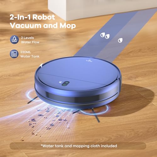 Robot Vacuum and Mop Combo, 2 in 1 Self-Charging N64588