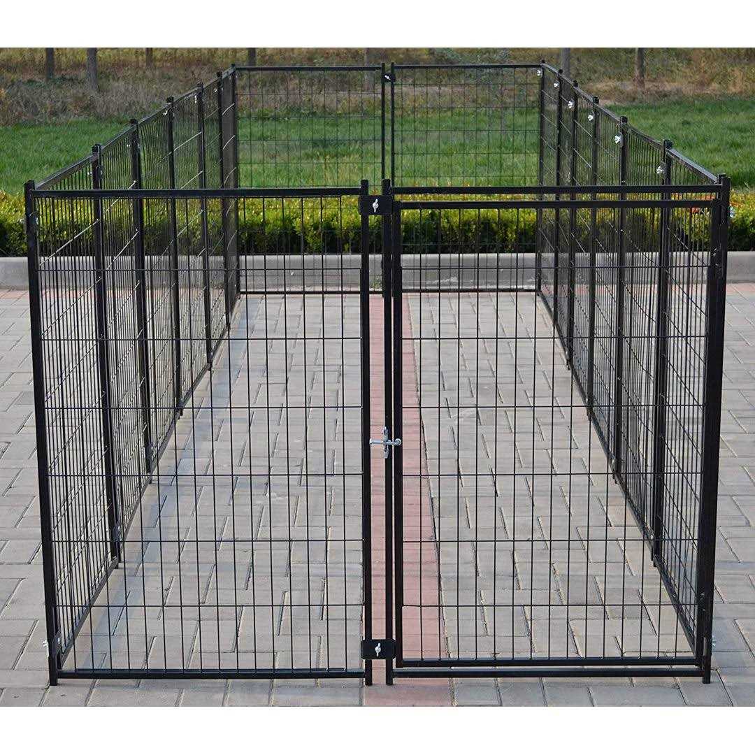 9 x 9 x 3.93 ft Modular Dog Exercise Fence R993