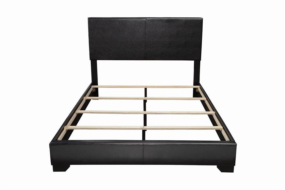 Black Full Upholstered Bed S9626