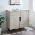 Slate Grey and Red Interior 30 Inch Buffet Cabinet Z785848