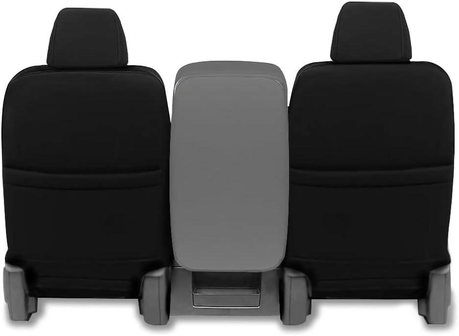Neoprene Car Front Seat Covers Gray & Black O34160