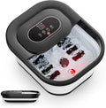 Collapsible Heated Foot Spa Bath Massager with Bubbles and Shiatsu Massage Rollers E50151
