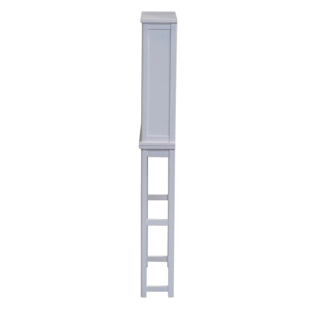 Over the Toilet Storage with Upper Cabinet and Open Shelf V58180