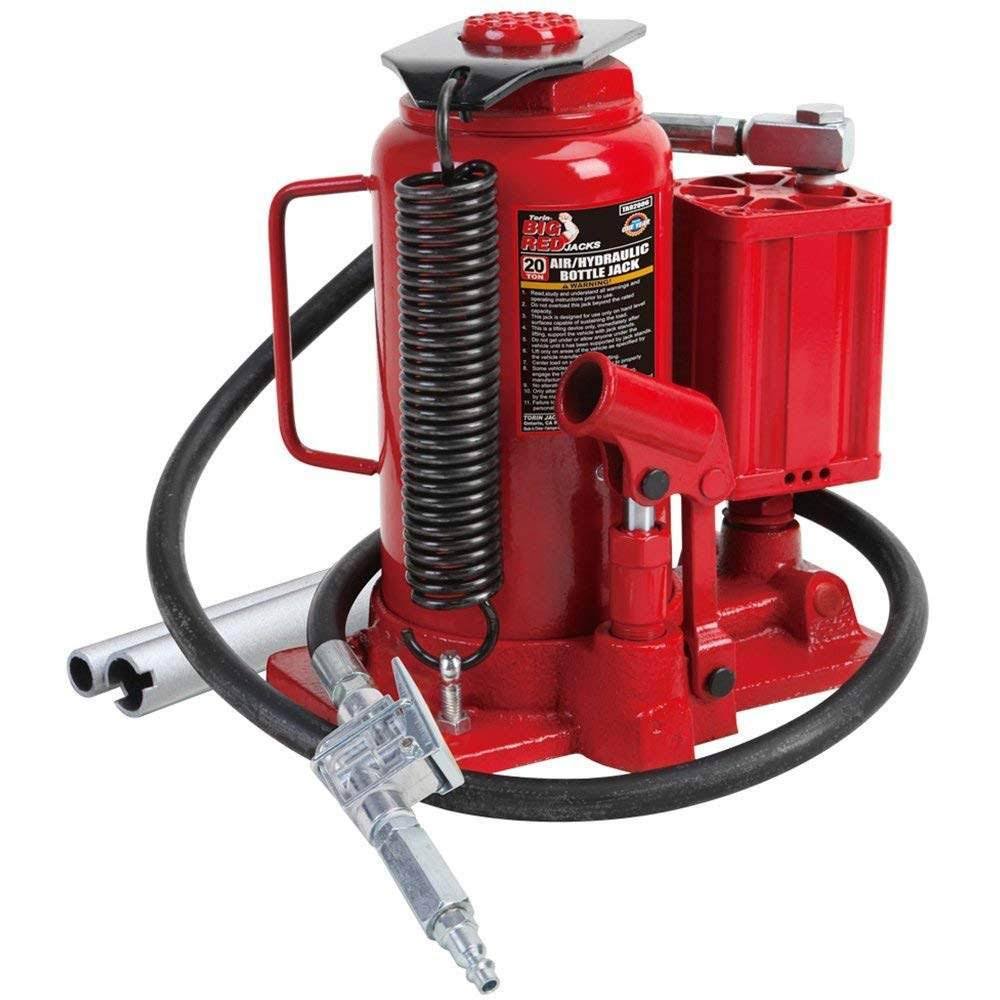 20-Ton Steel Air Hydraulic Bottle Jack A742244