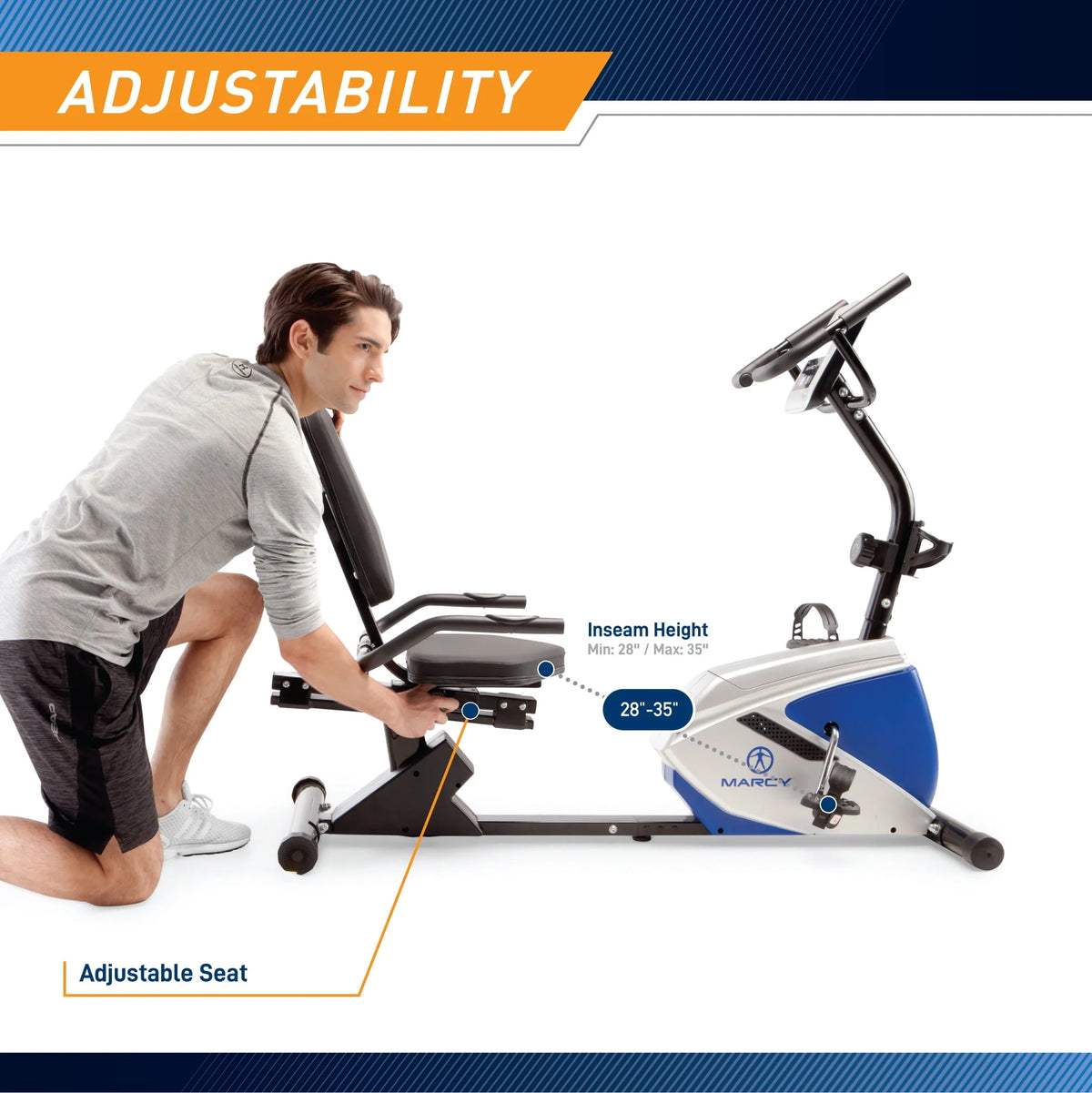 Magnetic Recumbent Bike B71049
