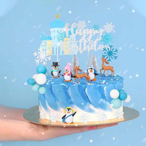 35 Piece Christmas Cake Topper Set T645555