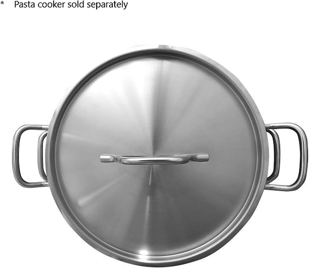12 qt. Stainless Steel Pasta Cooker Lid H8675