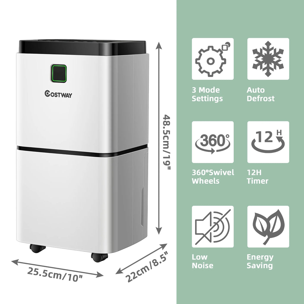 24 Pints Portable Dehumidifier Z718587