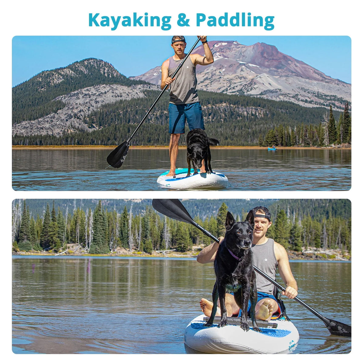 Inflatable Stand Up Paddle Board with Kayak Convertible Seat Y597