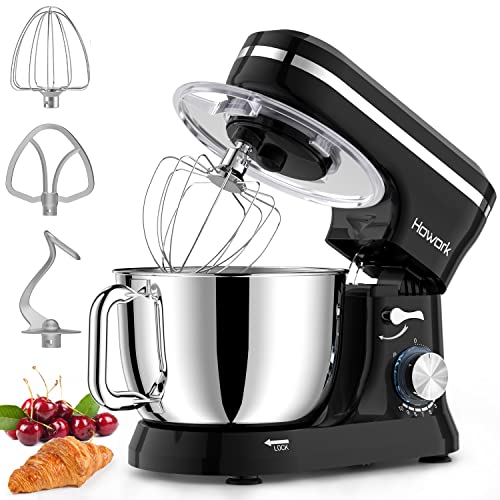 Electric Stand Mixer 6.5QT Stainless Steel Bowl Cream White U47475
