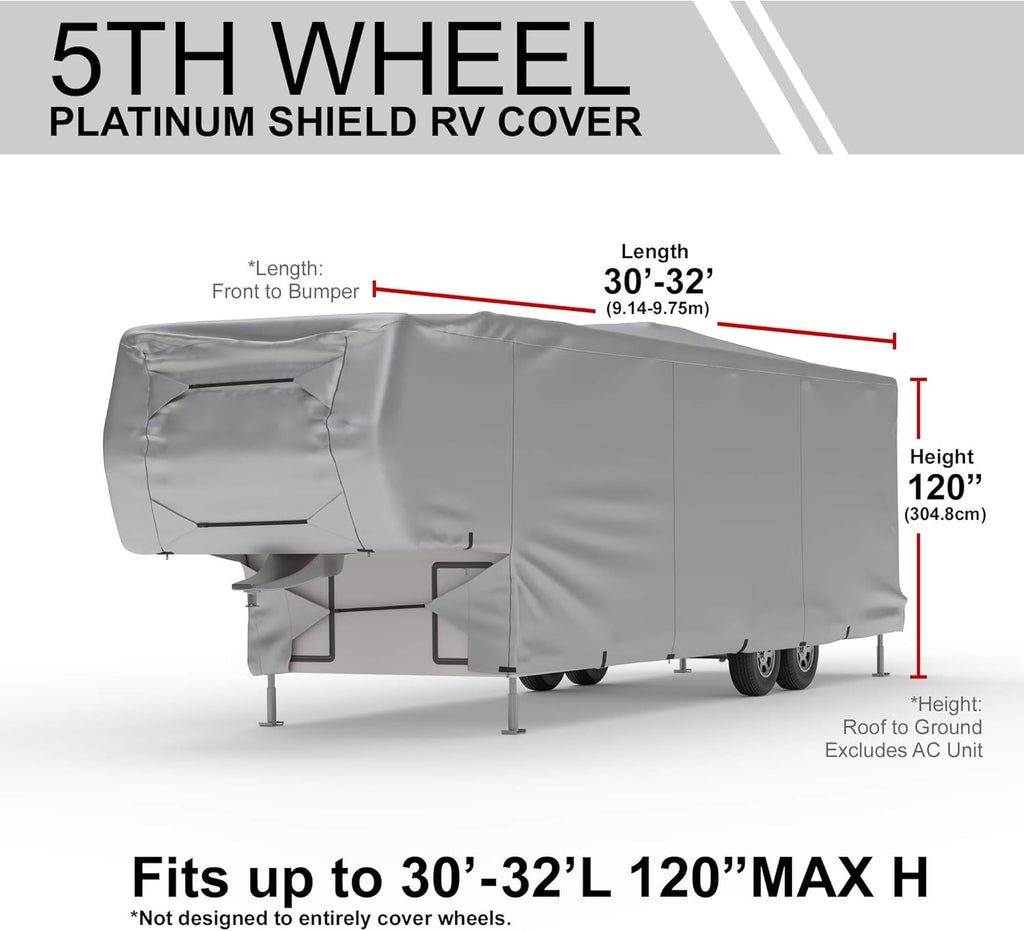 Weatherproof RV Cover for 26' - 30' 5th Wheel RV I531