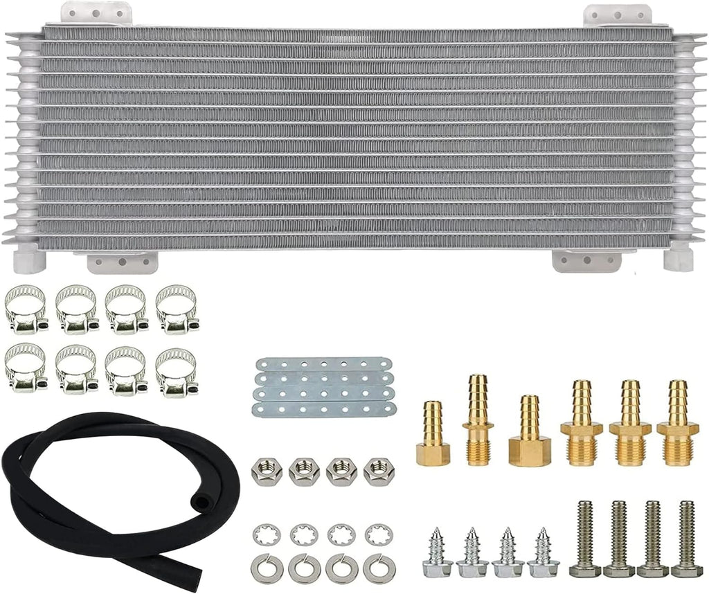 Heavy Duty Transmission Oil Cooler with Mounting Hardware I42276