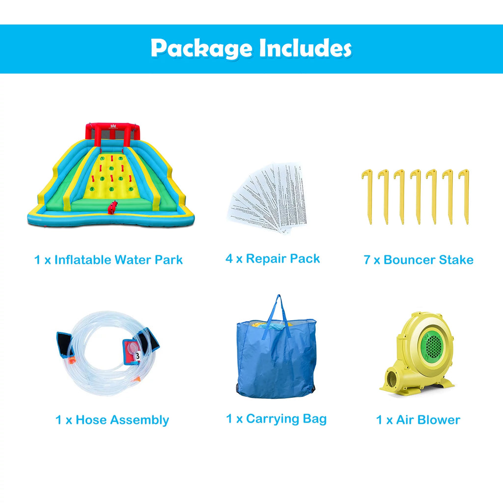 Inflatable Bouncy Splash Pool Climbing Wall T57250