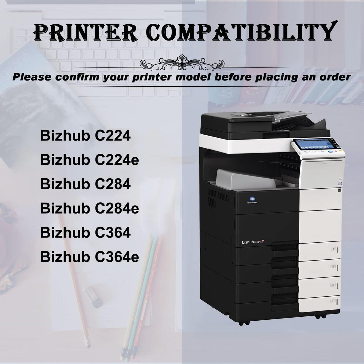 Compatible Toner Cartridge Replacement 4 Pack F25857