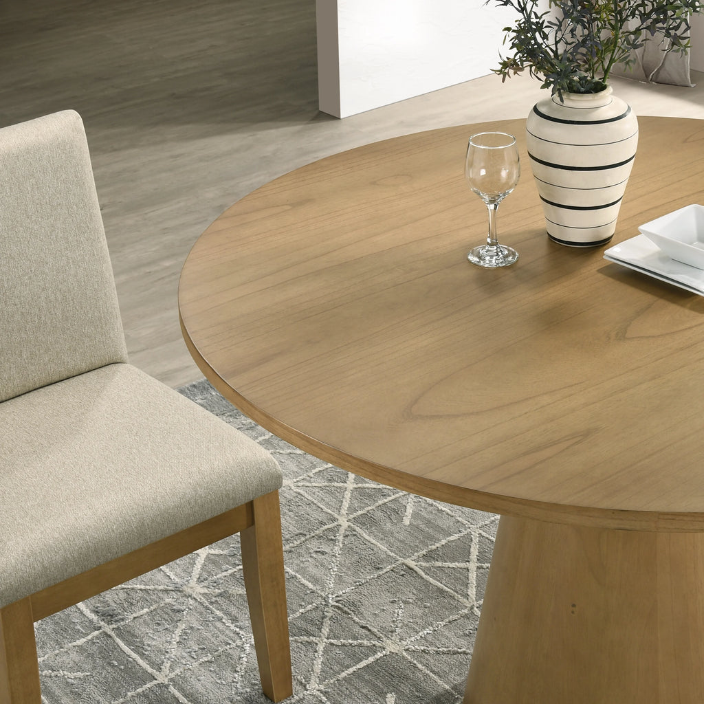 Round Pedestal Dining Set with 4 Chairs J8269