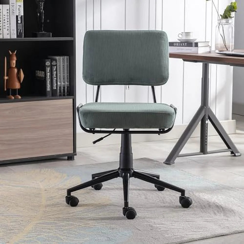 Adjustable Swivel Corduroy Office Chair H518