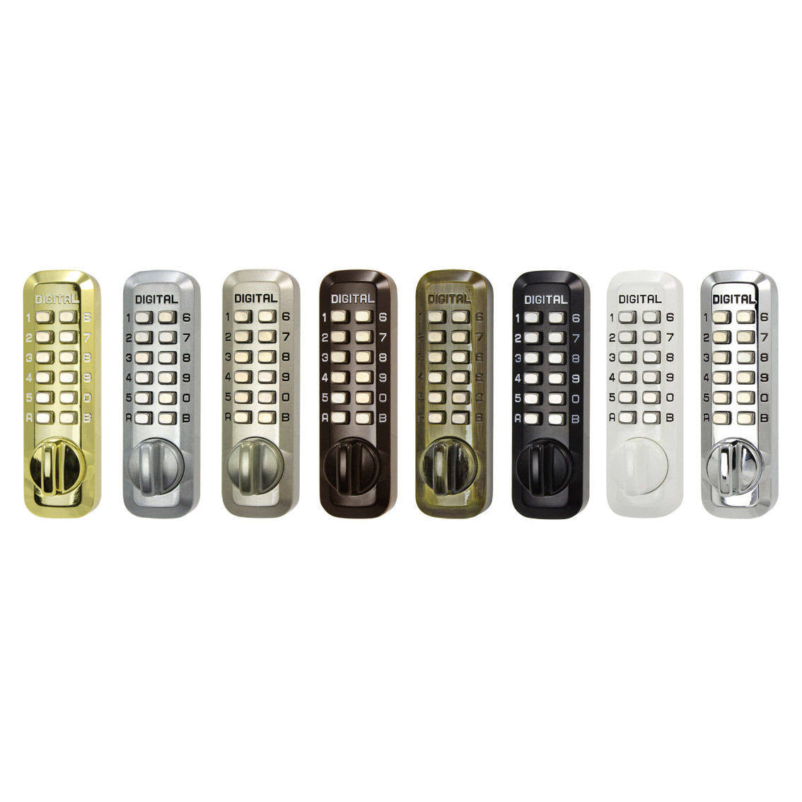 Mechanical Keyless Deadlocking Spring Latch Lock K60056
